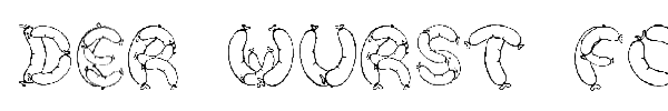 Der Wurst Font font preview